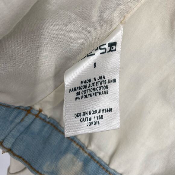 Joes Jacket Women’s Small Leather Sleeves Jean Easy Rider Denim Acid Wash - Picture 9 of 11